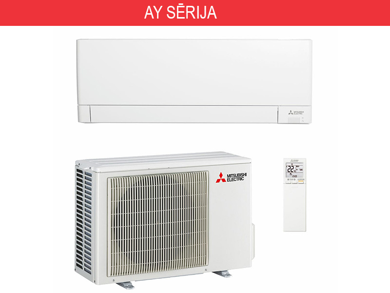 Standart+ Gaisa kondicionieris MSZ-AY25VGKP/MUZ-AY25VG