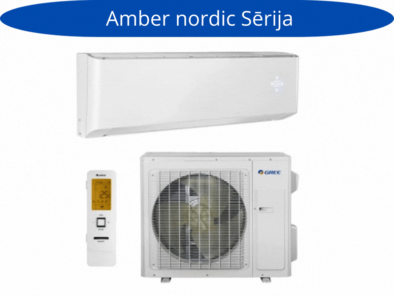 Gaisa kondicionieris/siltumsūknis Gree  Amber nordic GWH09YD